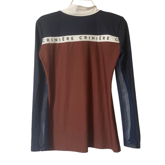 Criniere Estella Long Sleeve Quarter Zip Sun Shirt Size Large - Picture 2 of 8